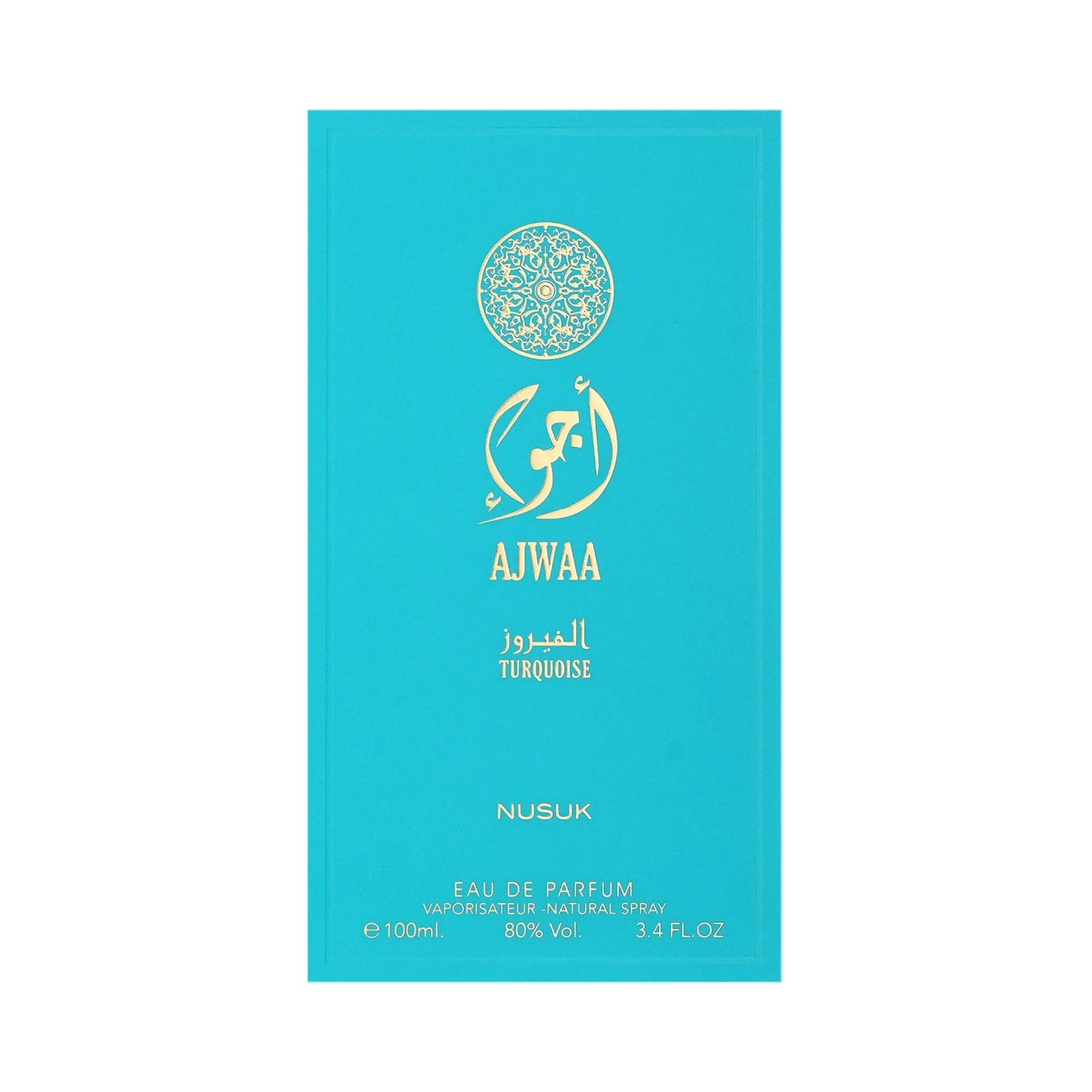 Ajwaa Turquoise Perfume 100ml EDP Nusuk