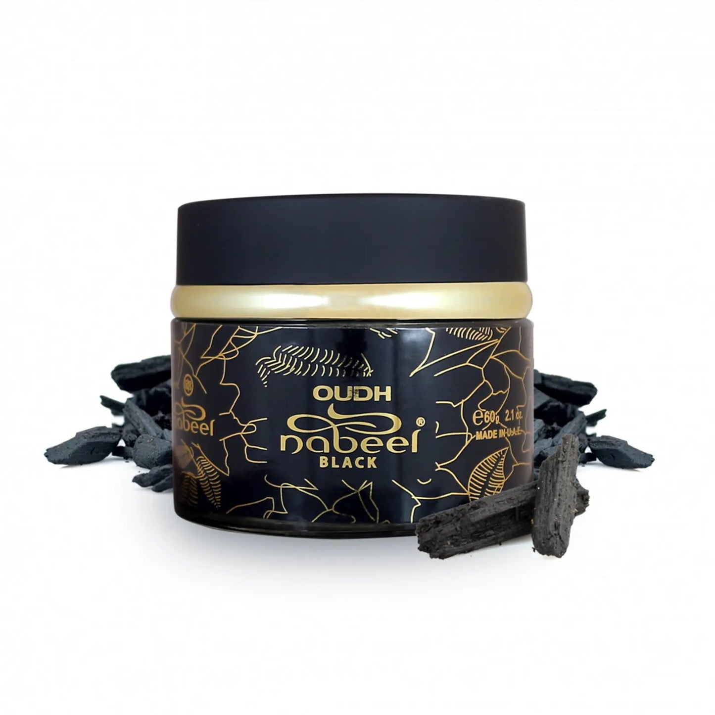 Oudh Nabeel Black Bakhoor Incense 60g Nabeel