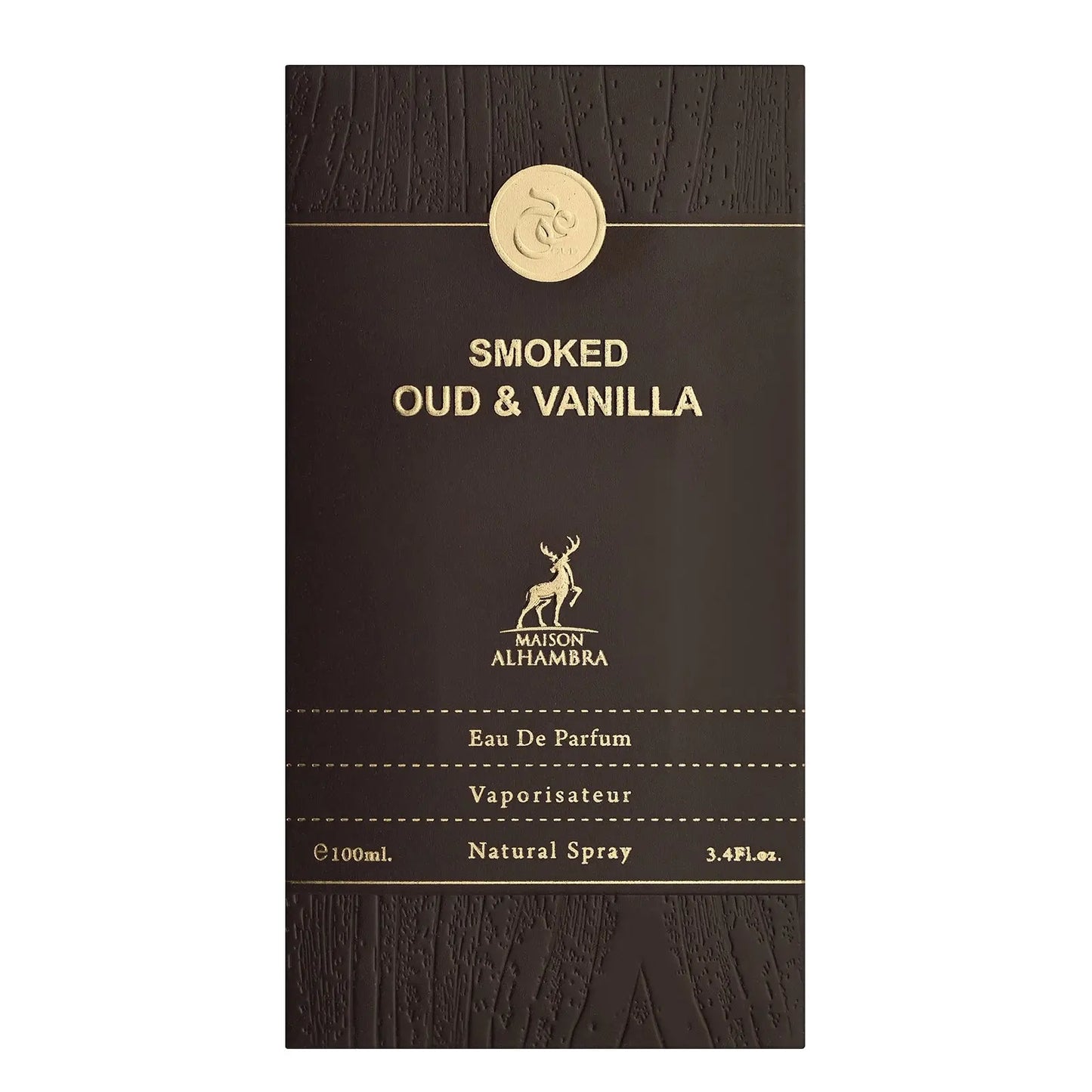 Smoked Oud & Vanilla Perfume 100ml EDP Maison Alhambra