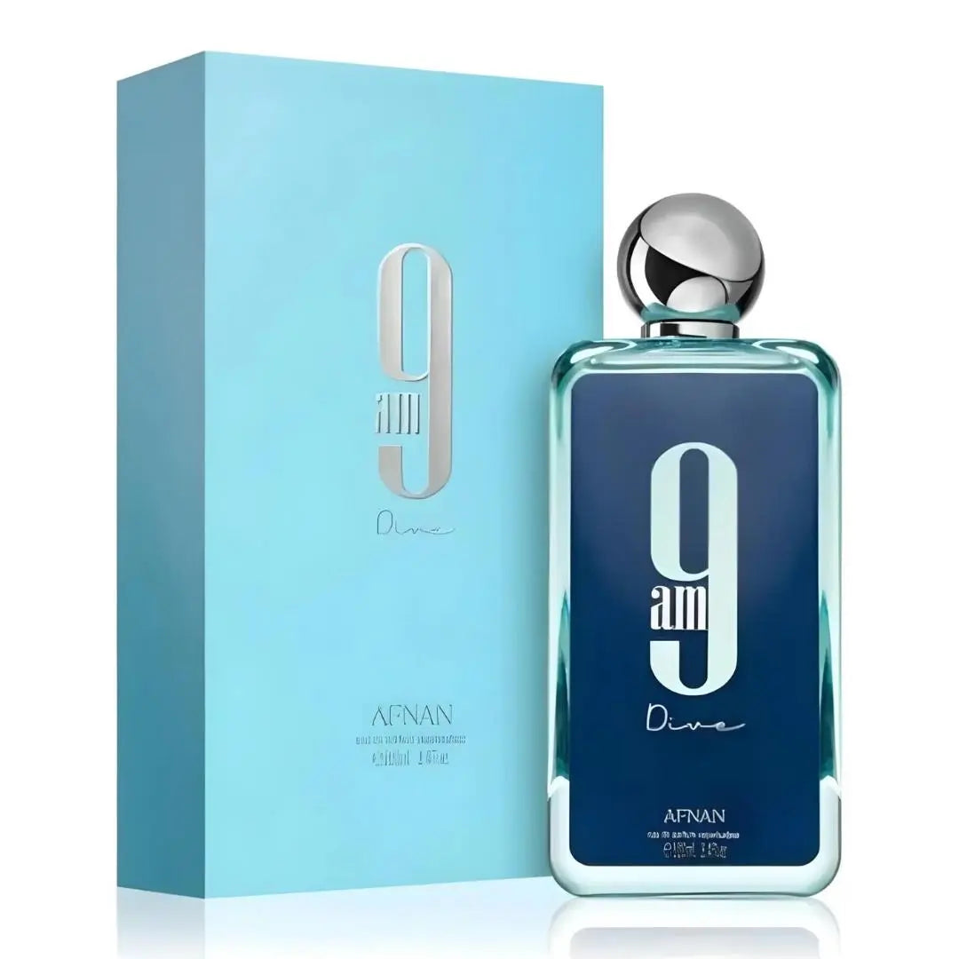9am 9am Dive by Afnan 100ml EDP: Mint, Lemon & Black Currant