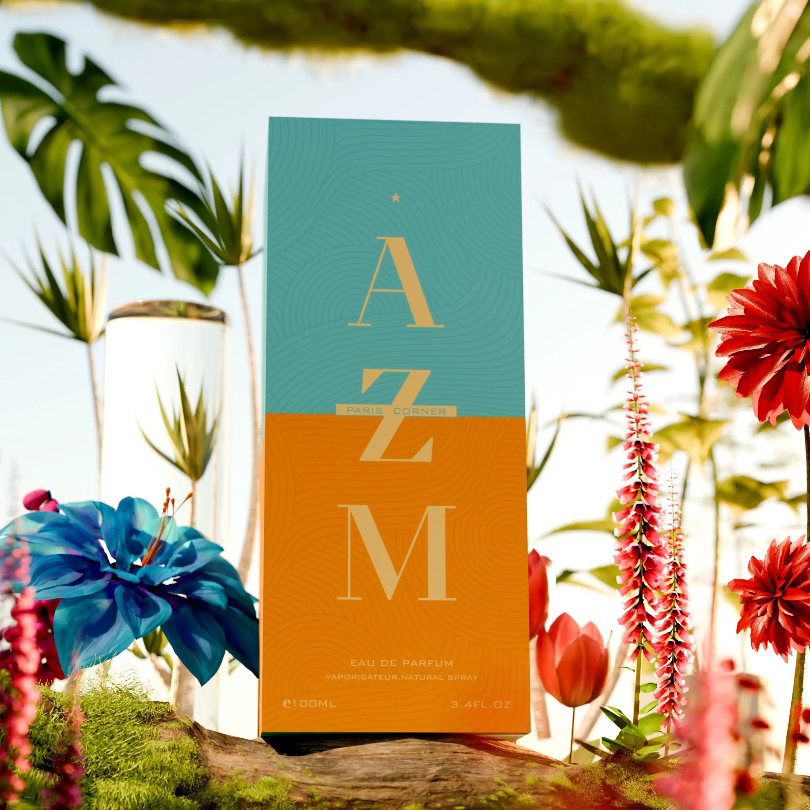 AZM Paris Corner 85ml: Unisex Floral EDP