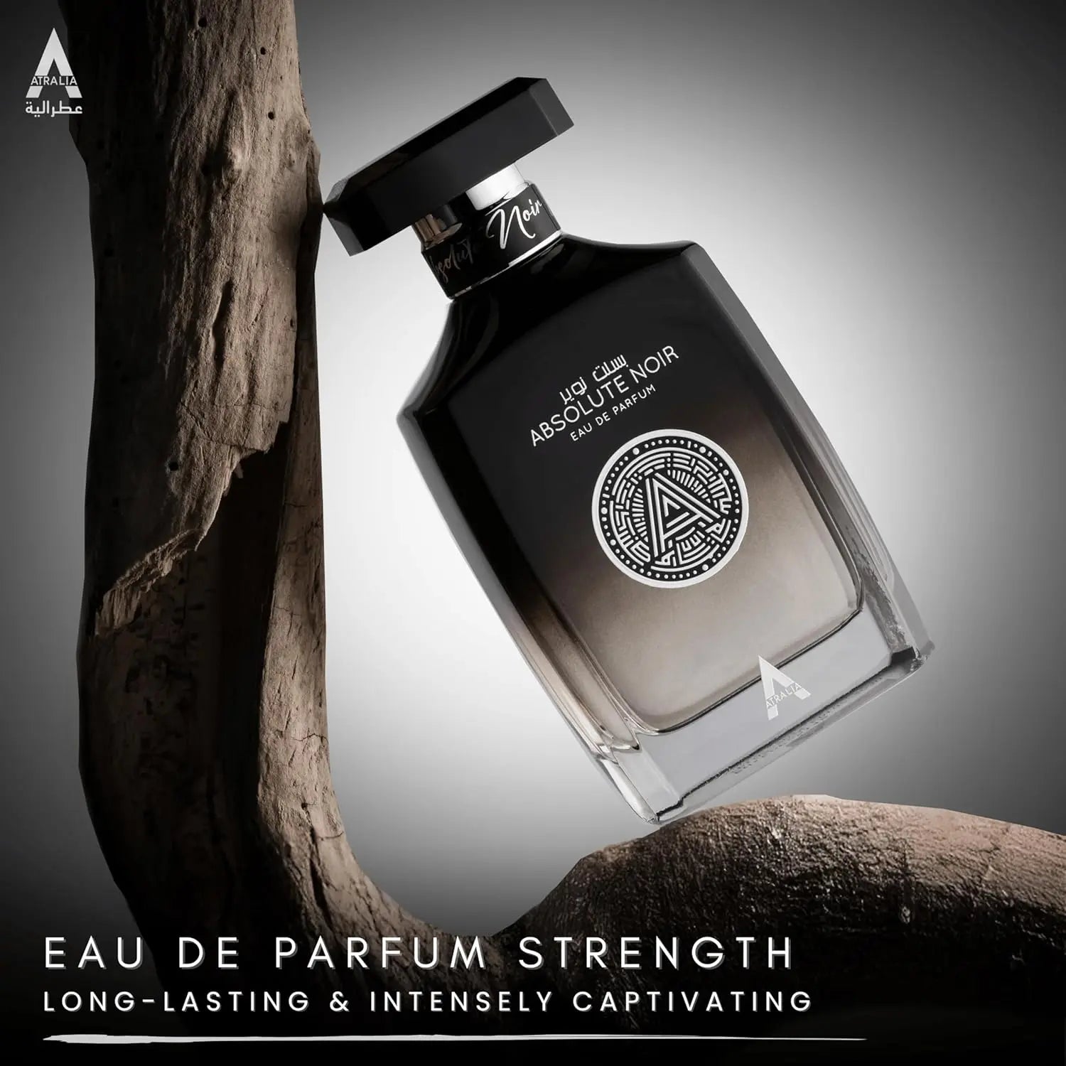 Absolute Noir Atralia 100ml: Men's Citrus Leather Scent