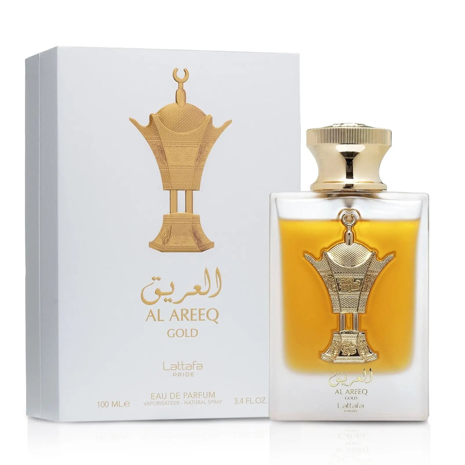 Al Areeq Gold by Lattafa, 3.4 oz EDP Spray for Unisex