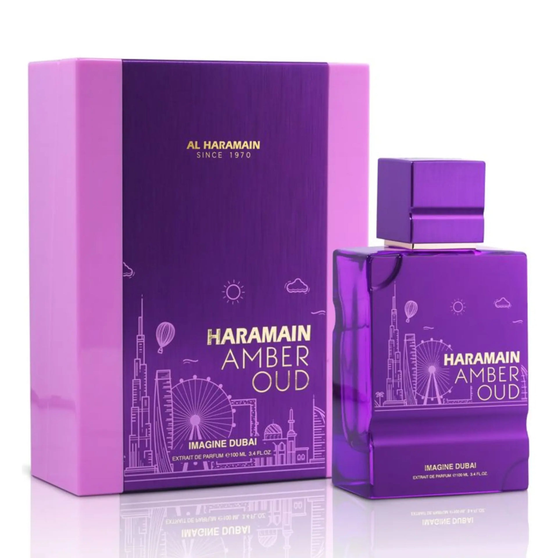Amber Oud Imagine Dubai Al Haramain EDP: Citrus Tea & Ambroxan