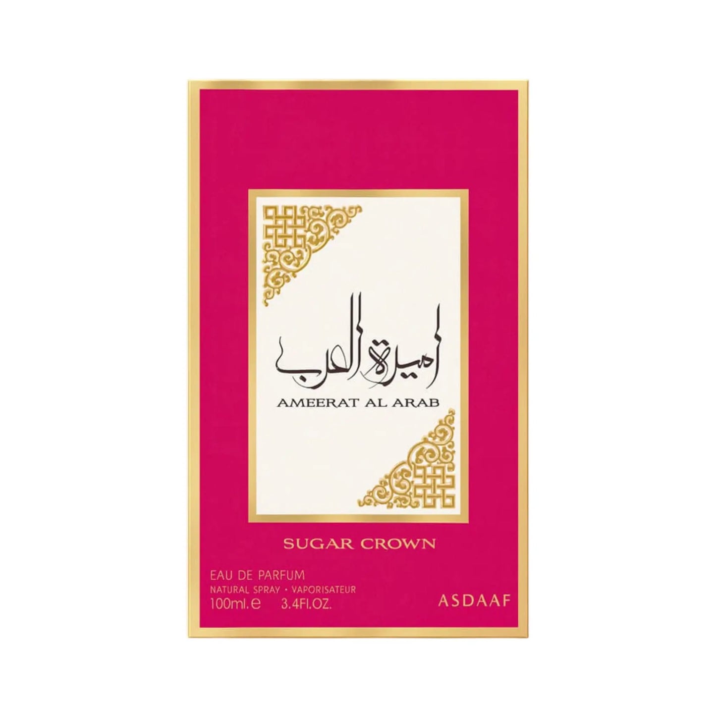 Ameerat Al Arab Sugar Crown Perfume 100ml EDP Asdaaf by Lattafa