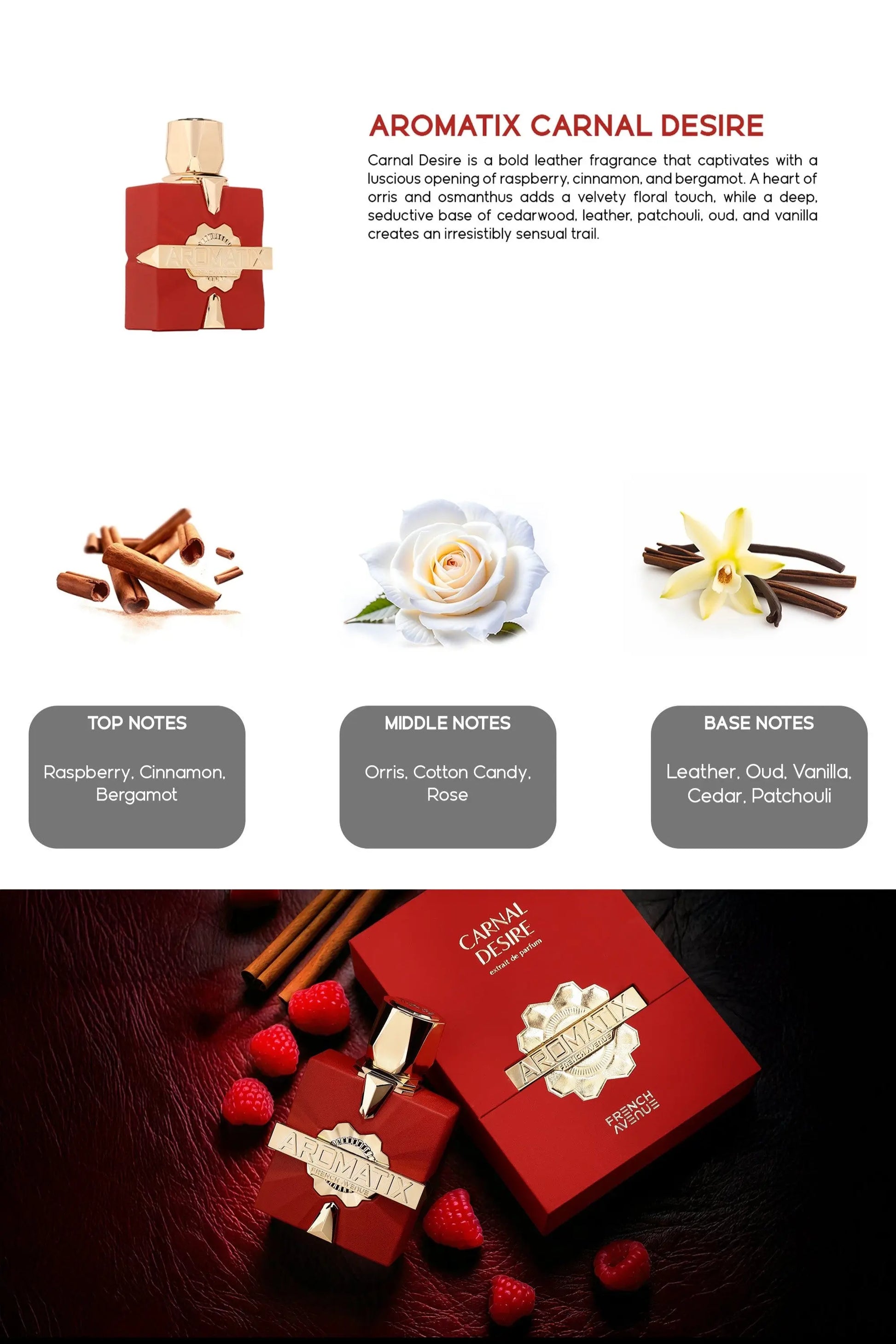 Aromatix Carnal Desire Extrait de Parfum 100ml French Avenue