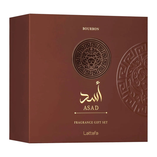 Asad Bourbon Perfume Gift Set Lattafa