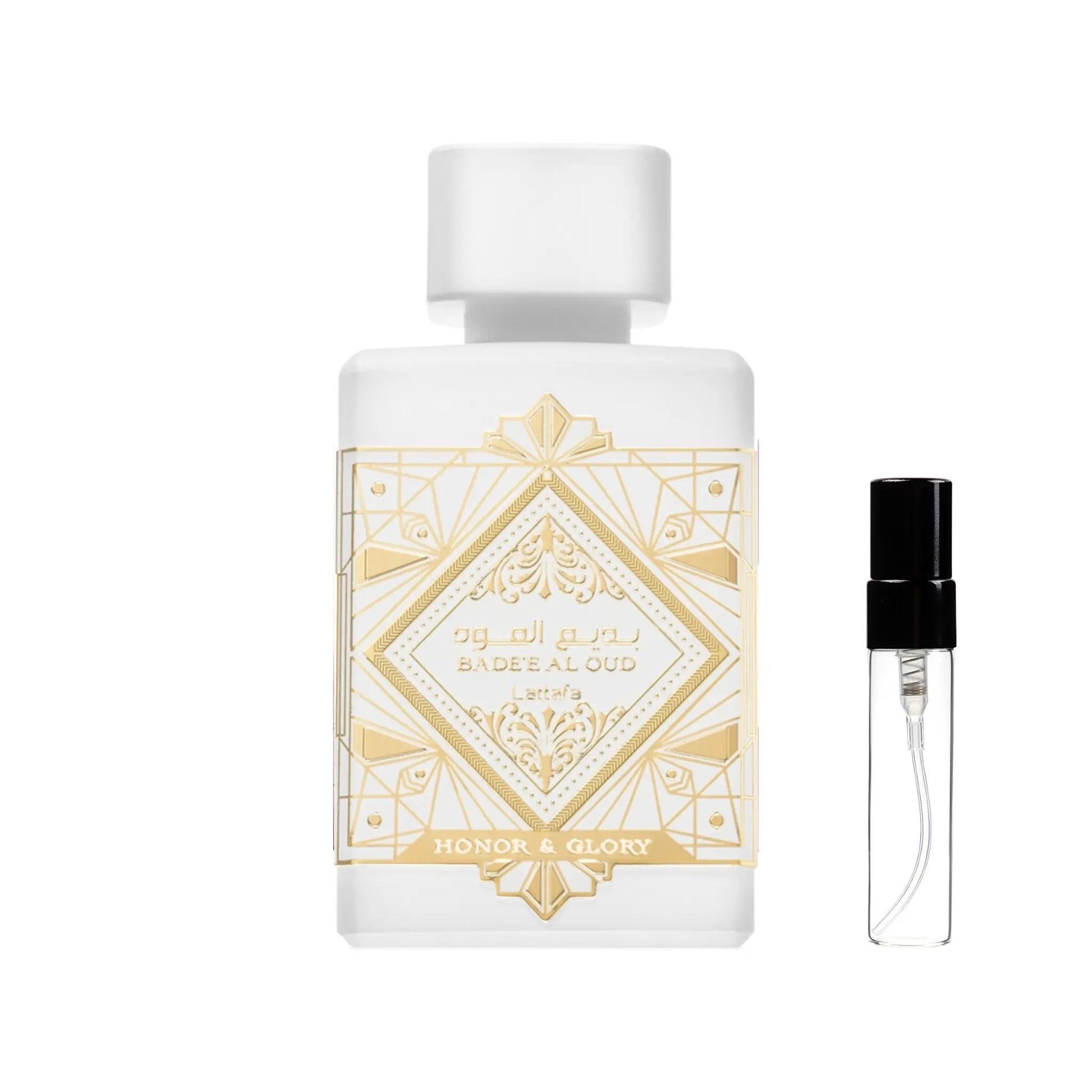 Badee Al Oud Honor & Glory Perfume Sample 2ml EDP Lattafa
