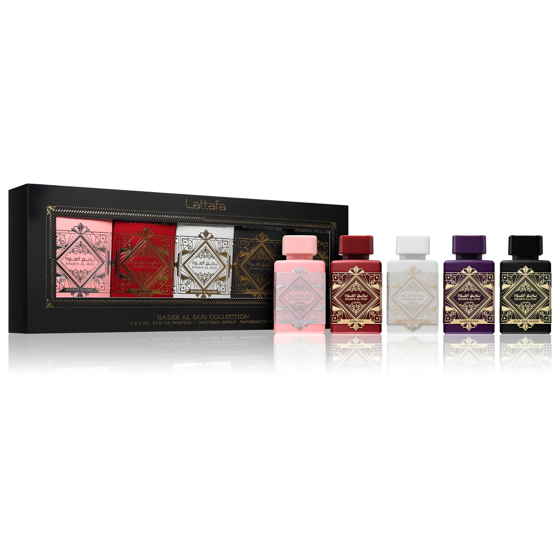 Badee Al Oud Perfume 5x5ml EDP Collection Lattafa