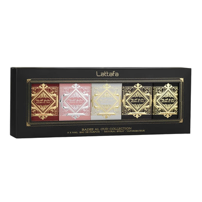 Badee Al Oud Perfume 5x5ml EDP Collection Lattafa