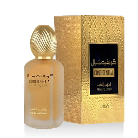 Confidential Private Gold Hair Mist 50ml Lattafa