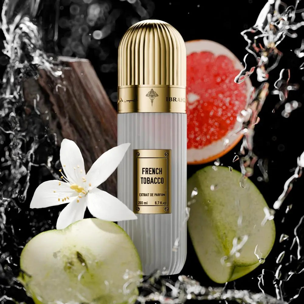 French Tobacco Perfume 100ml Extrait Ibrahim Al Qurashi