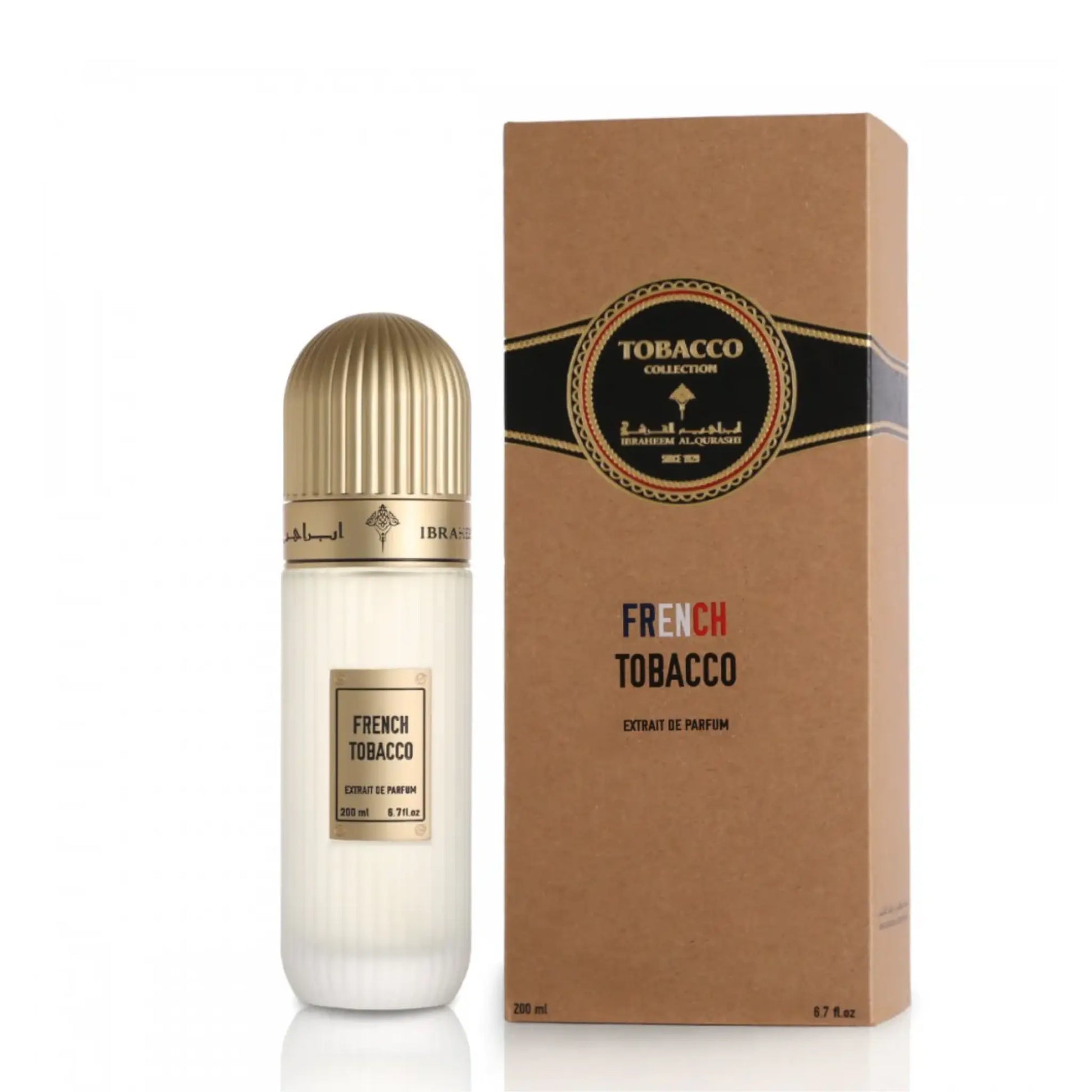French Tobacco Perfume 100ml Extrait Ibrahim Al Qurashi