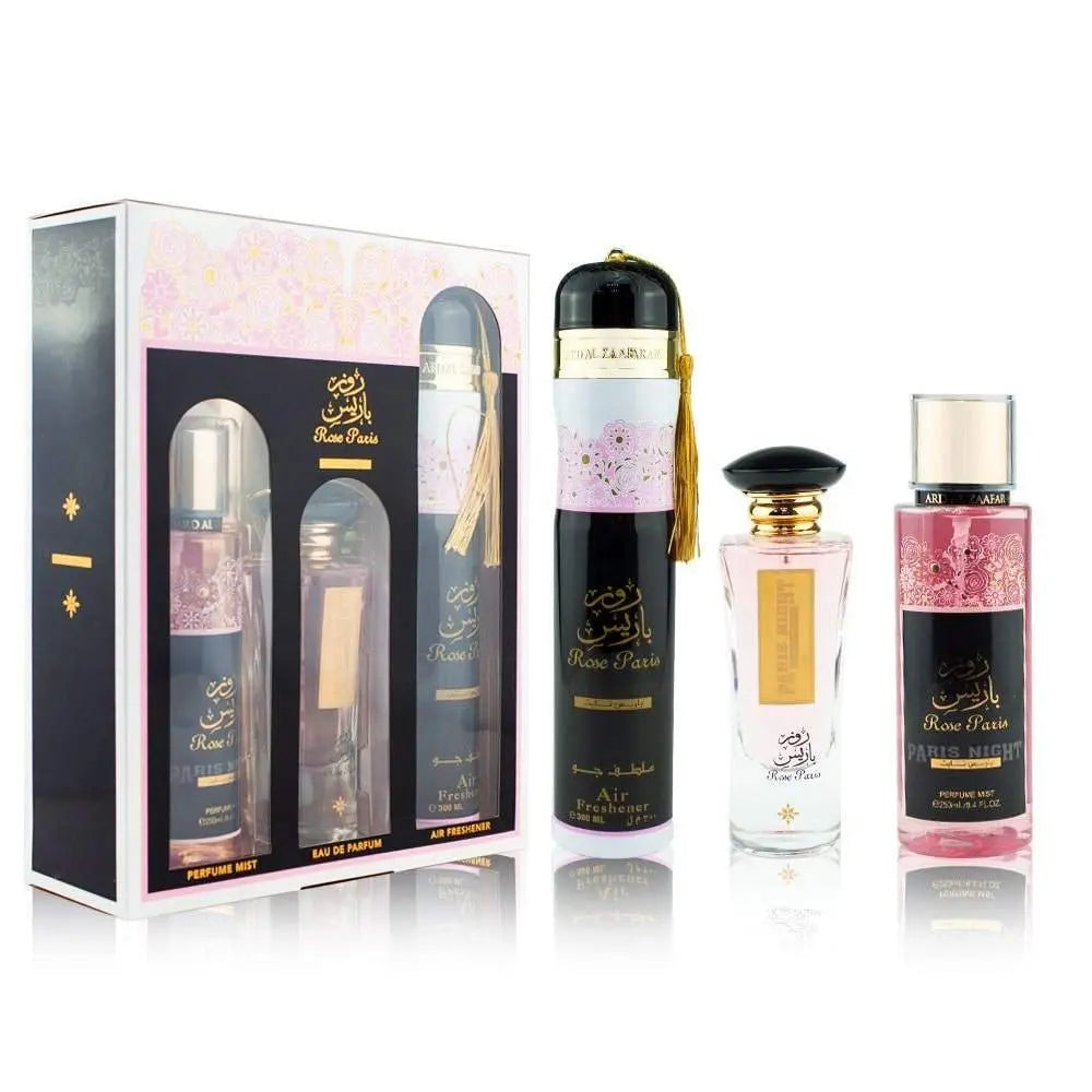 Rose Paris Knight Gift Set 3 Piece Ard Al Zaafaran