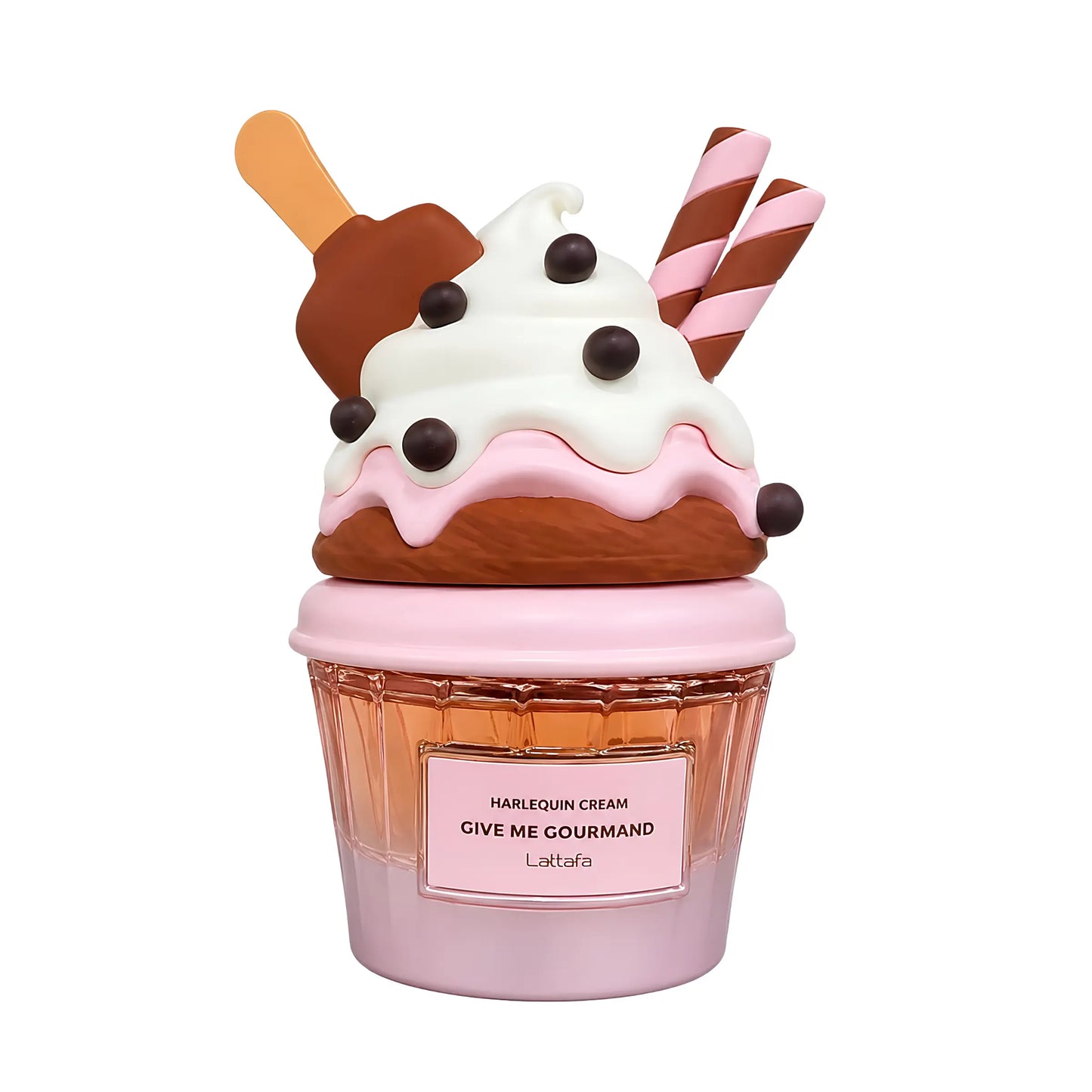 Harlequin Cream Perfume 100ml EDP Give Me Gourmand Collection Lattafa