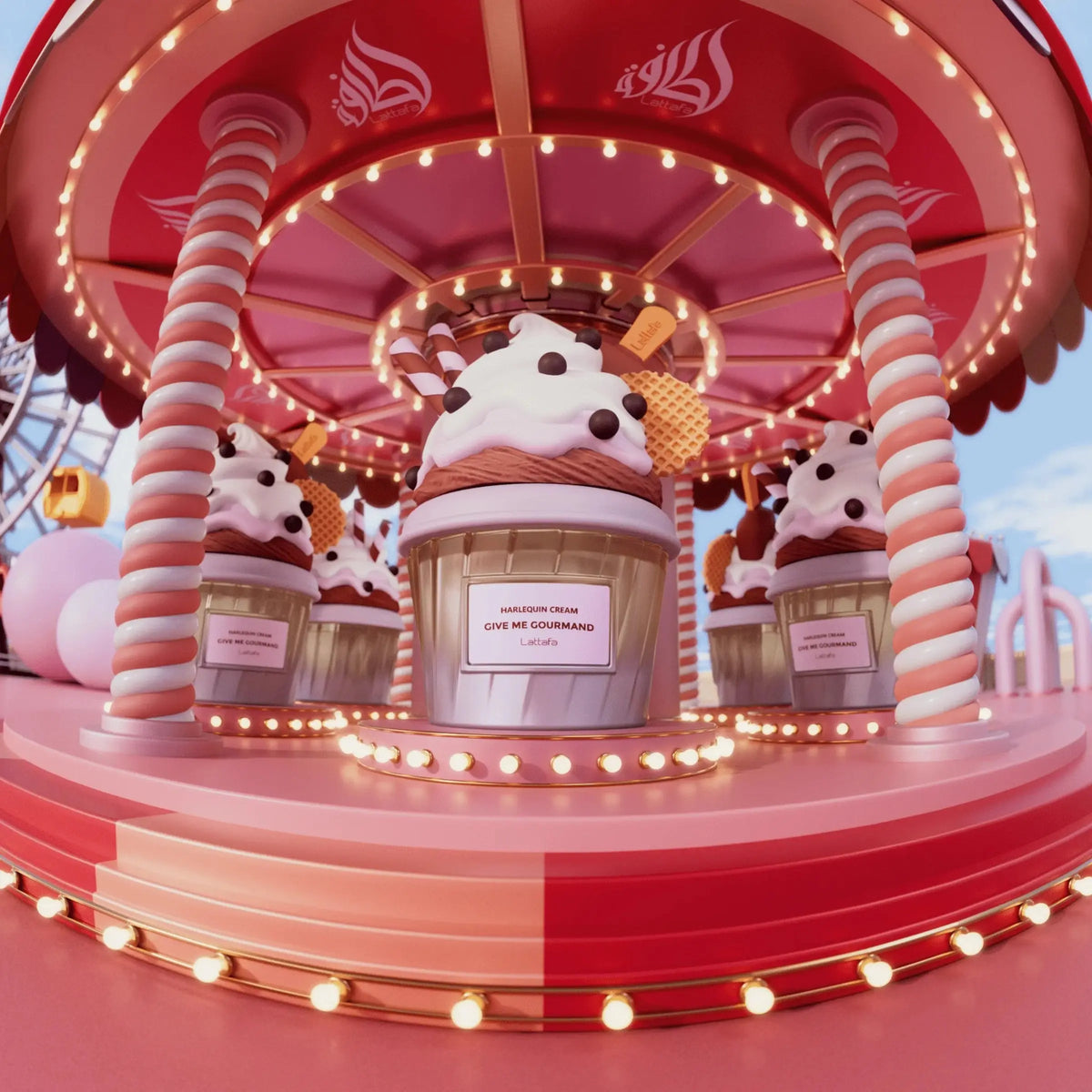 Harlequin Cream Perfume 75ml EDP Lattafa