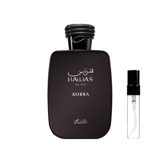Hawas Kobra Perfume Sample 2ml EDP Rasasi