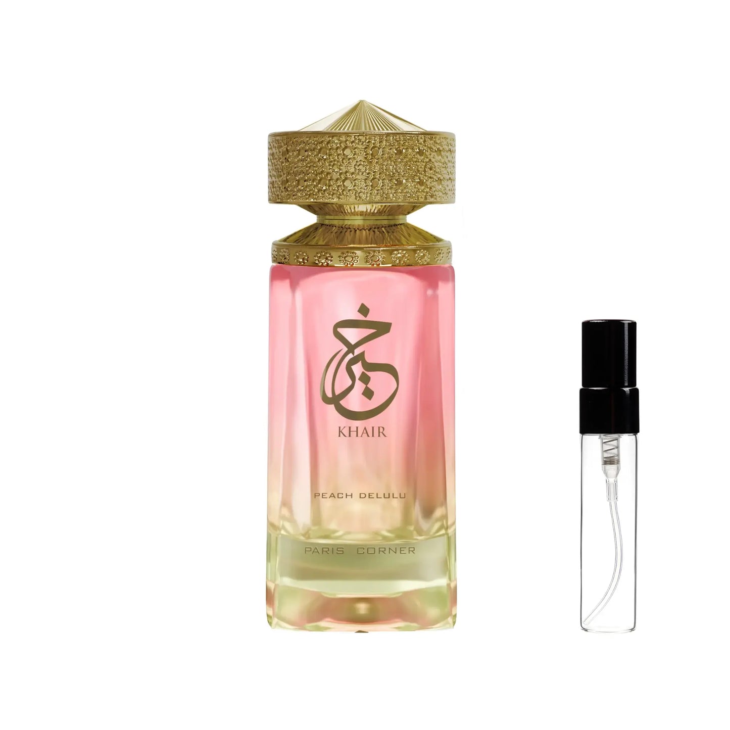 Khair Peach Delulu Perfume Sample 2ml EDP Paris Corner