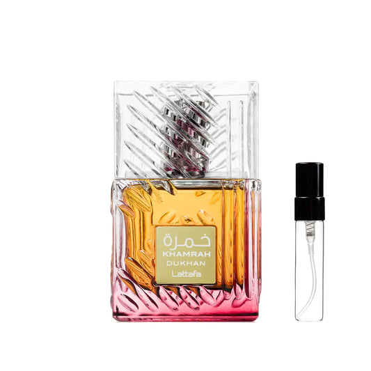 Khamrah Dukhan Perfume Sample 2ml EDP Lattafa