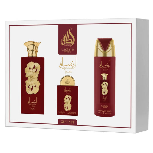 Lattafa Ansaam Gold Gift Set
