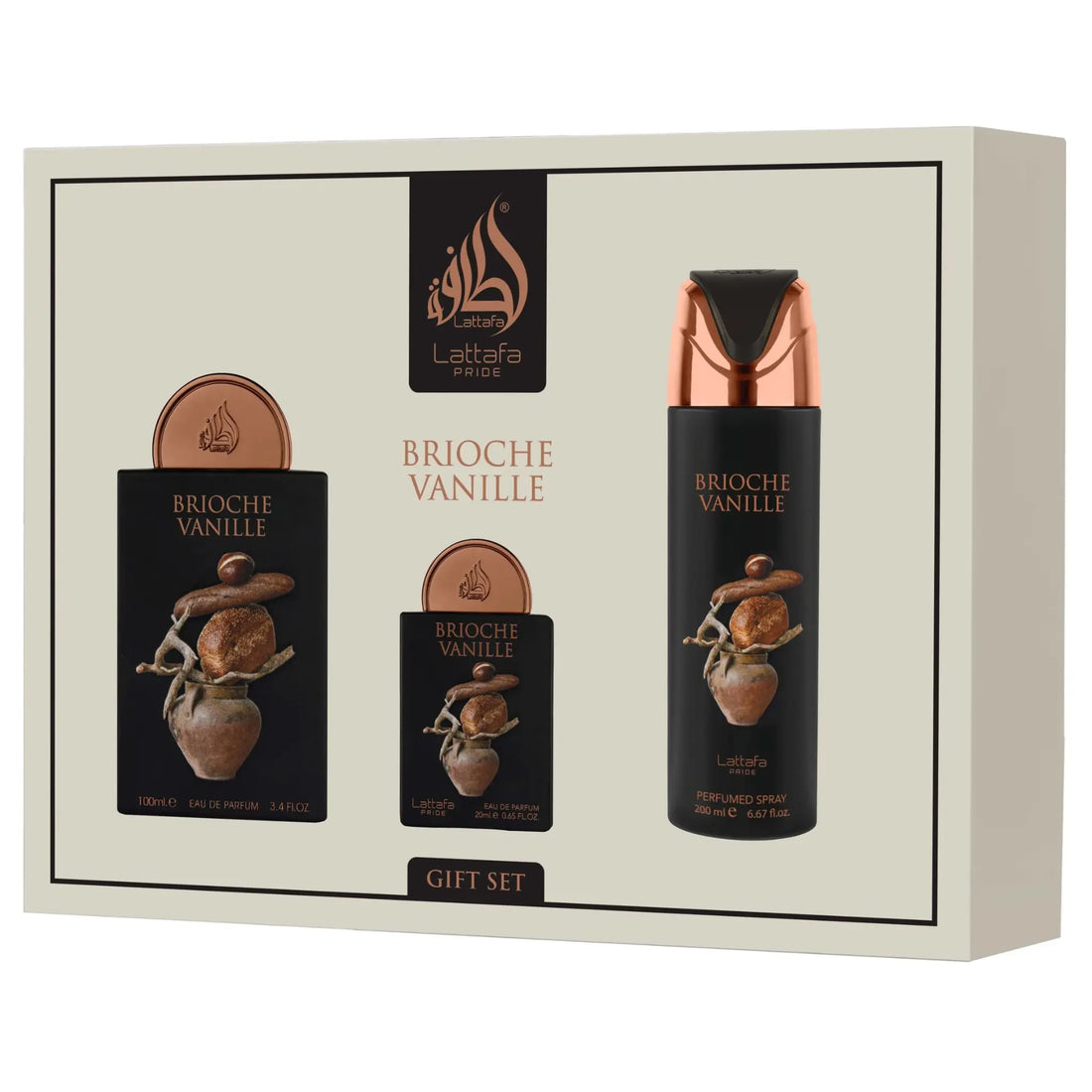 Lattafa Brioche Vanille Gift Set | Arabian Perfume