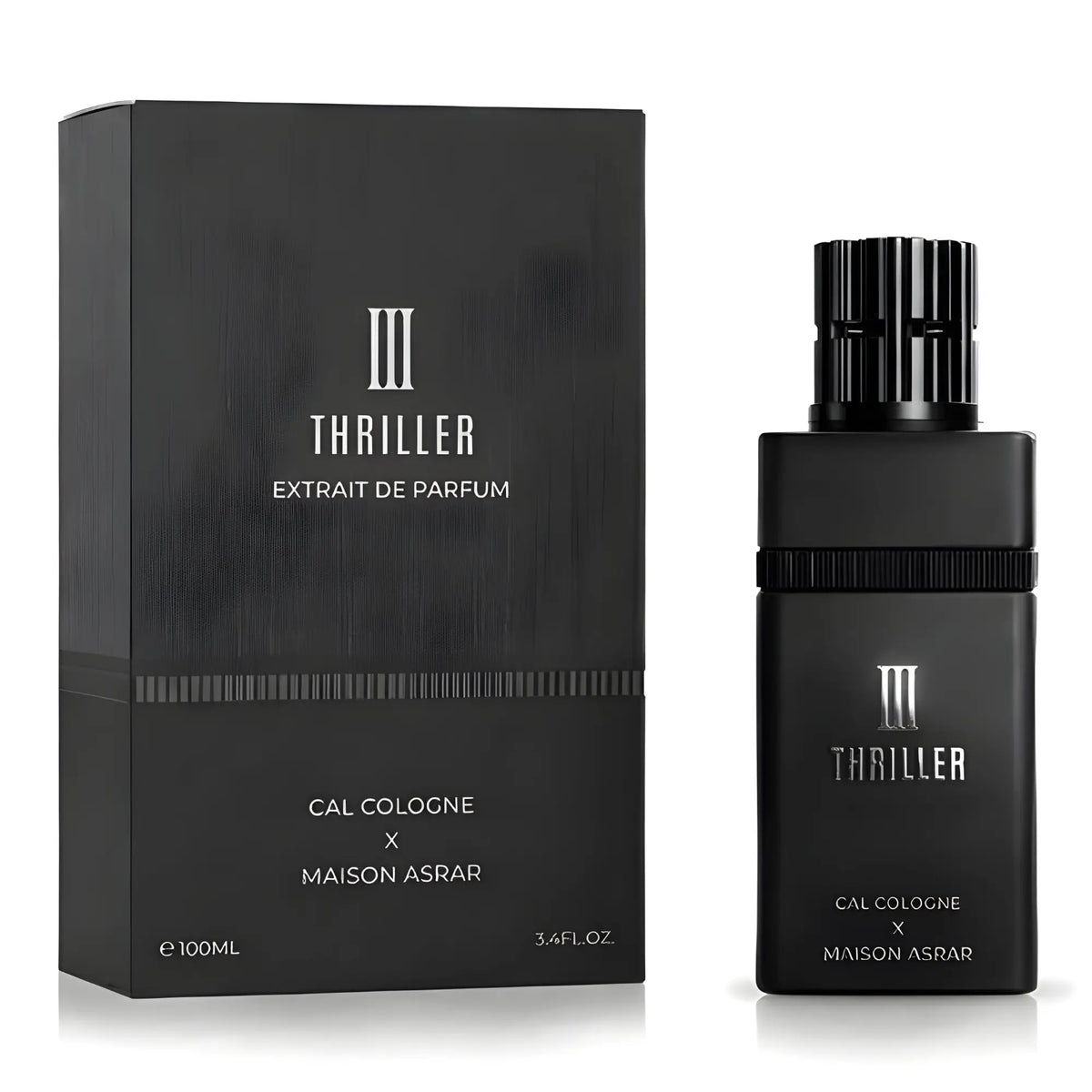 Maison Asrar X Cal Cologne III Thriller EDP: Leather & Saffron Scent
