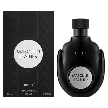 Masculin Leather Perfume 100ml EDP Riiffs