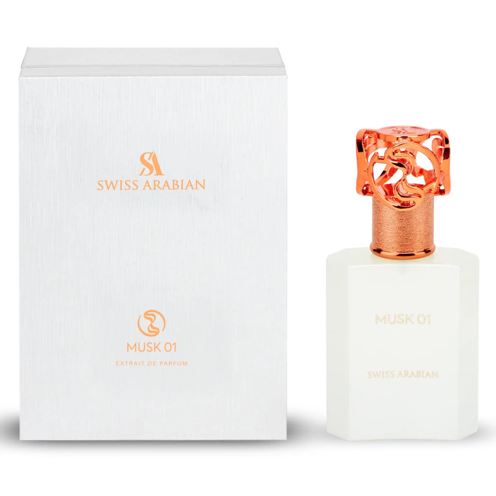 Musk 01 Swiss Arabian 50ml: Unisex Clean Musk Perfume