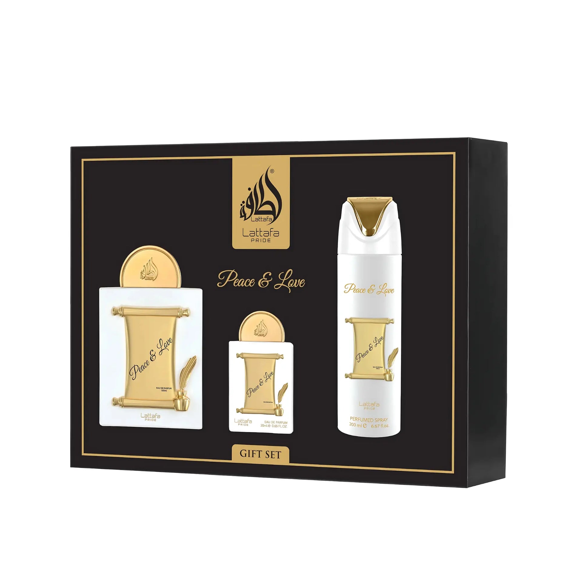 Peace & Love Gift Set Lattafa: Unisex Perfume Set