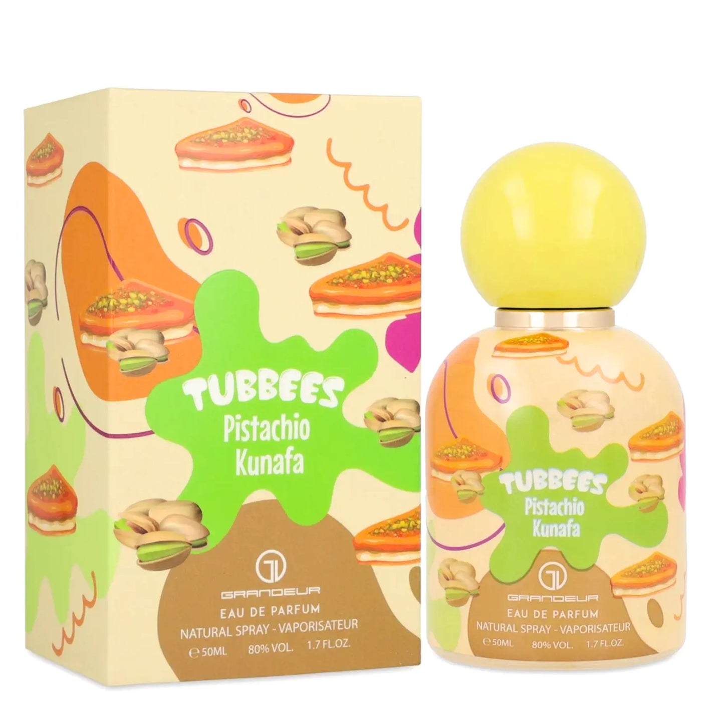 Pistachio Kunafa Perfume 50ml EDP Tubbees