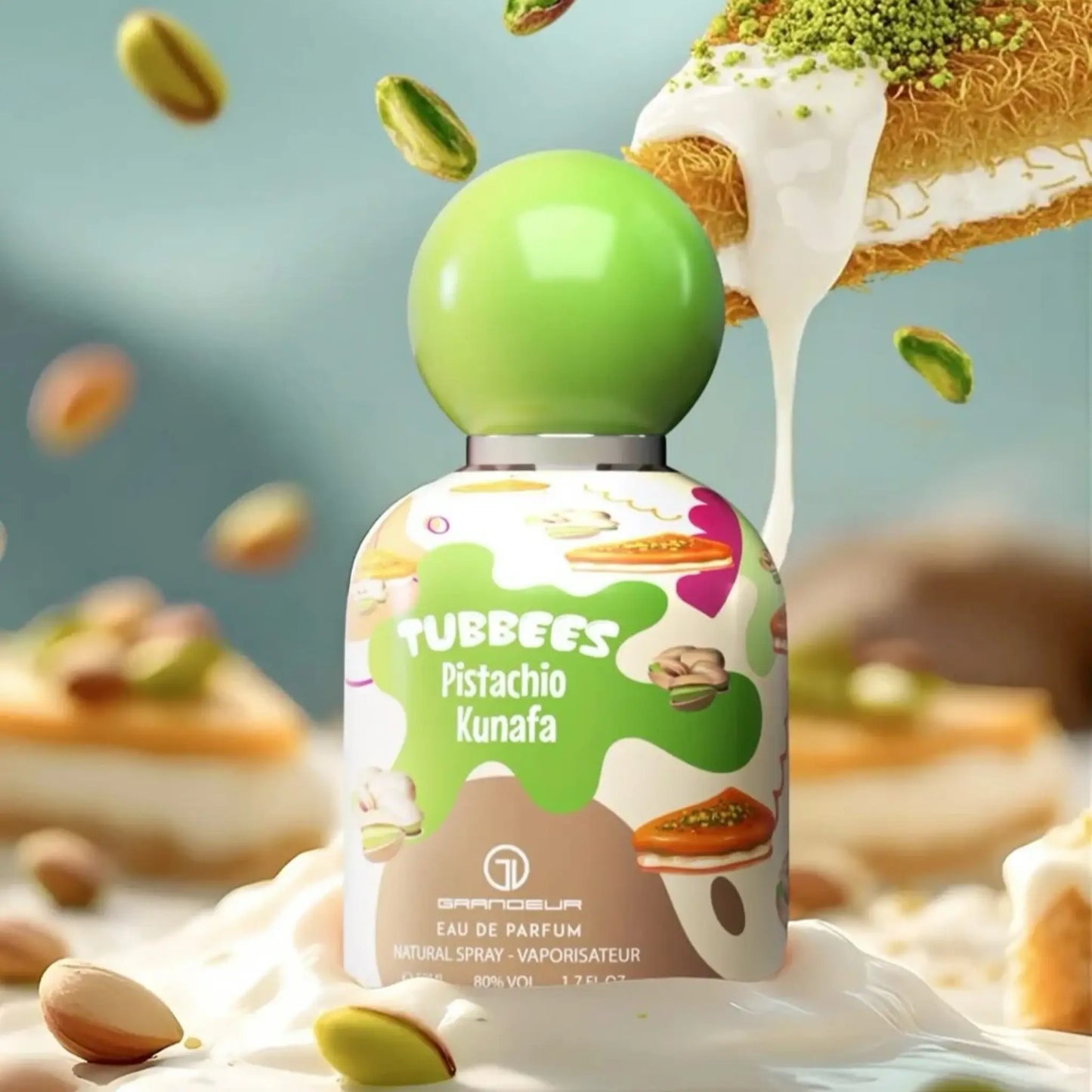 Pistachio Kunafa Perfume 50ml EDP Tubbees