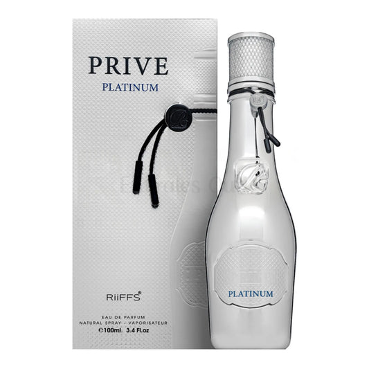 Prive Platinum Silver Perfume 100ml EDP Riiffs