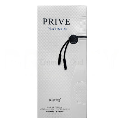 Prive Platinum Silver Perfume 100ml EDP Riiffs