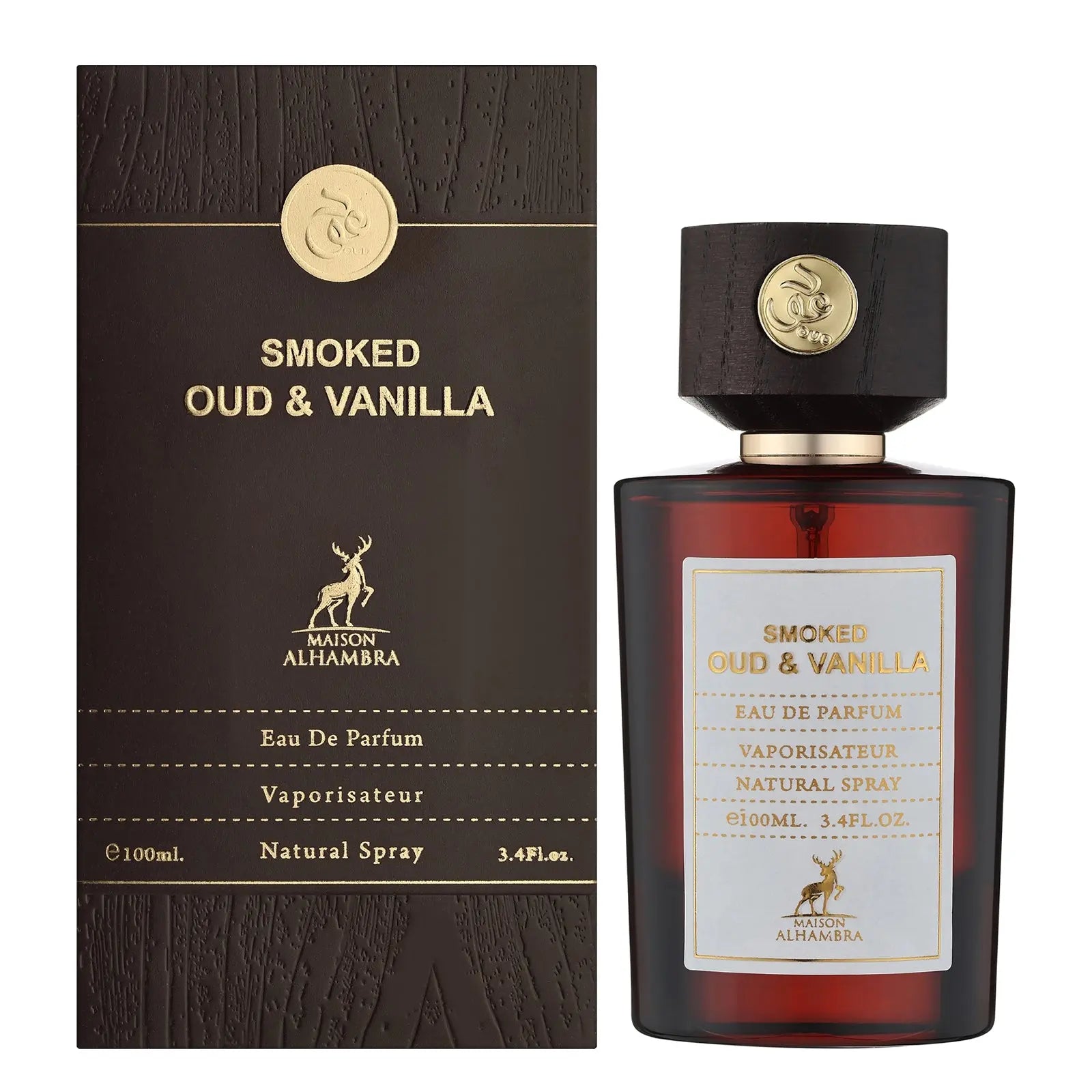 Smoked Oud & Vanilla Perfume 100ml EDP Maison Alhambra