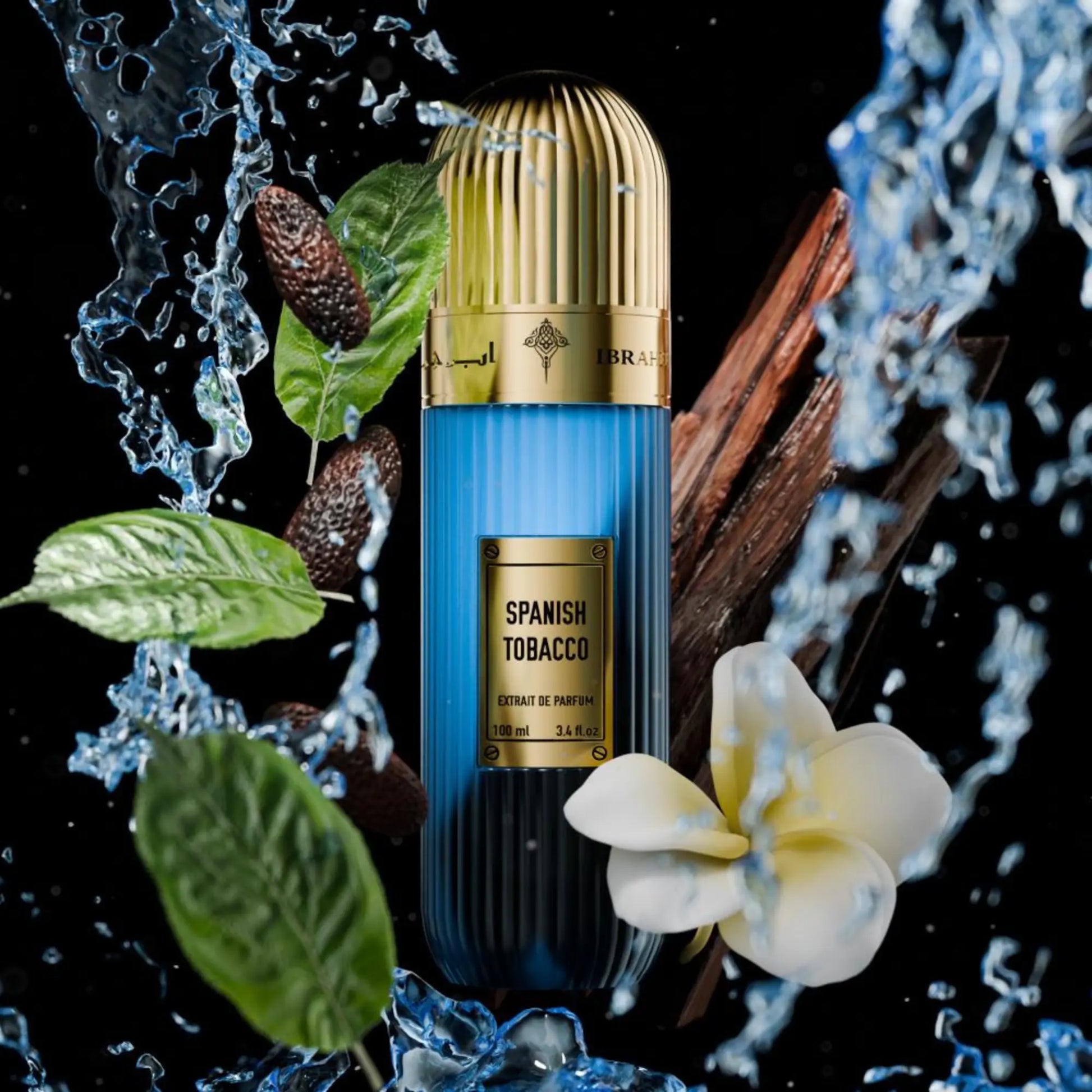 Spanish Tobacco Perfume 100ml Extrait Ibrahim Al Qurashi