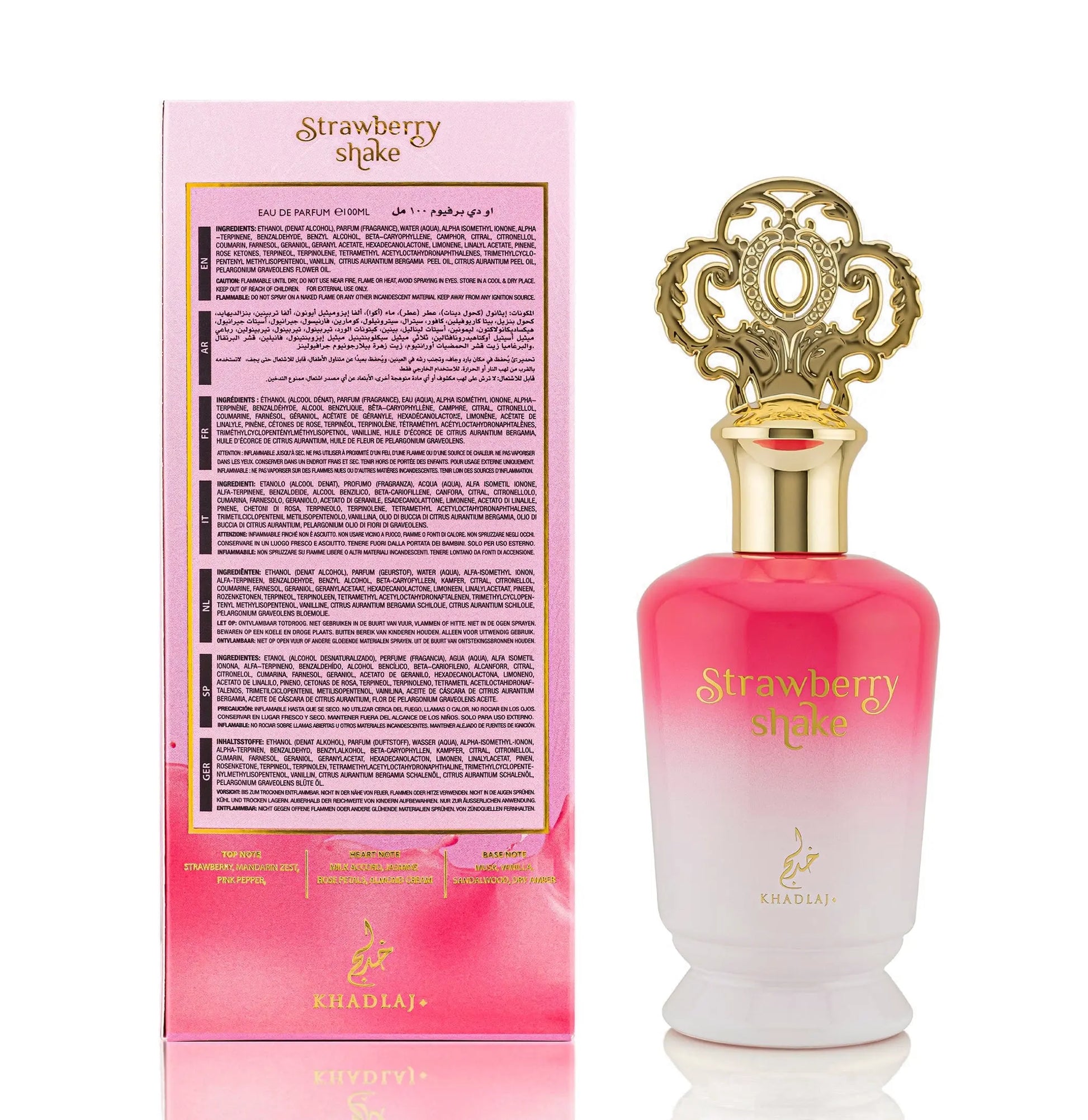 Strawberry Shake Perfume 100ml EDP Khadlaj