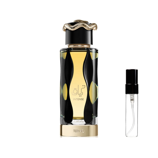 Teriaq Intense Perfume Sample 2ml EDP Lattafa