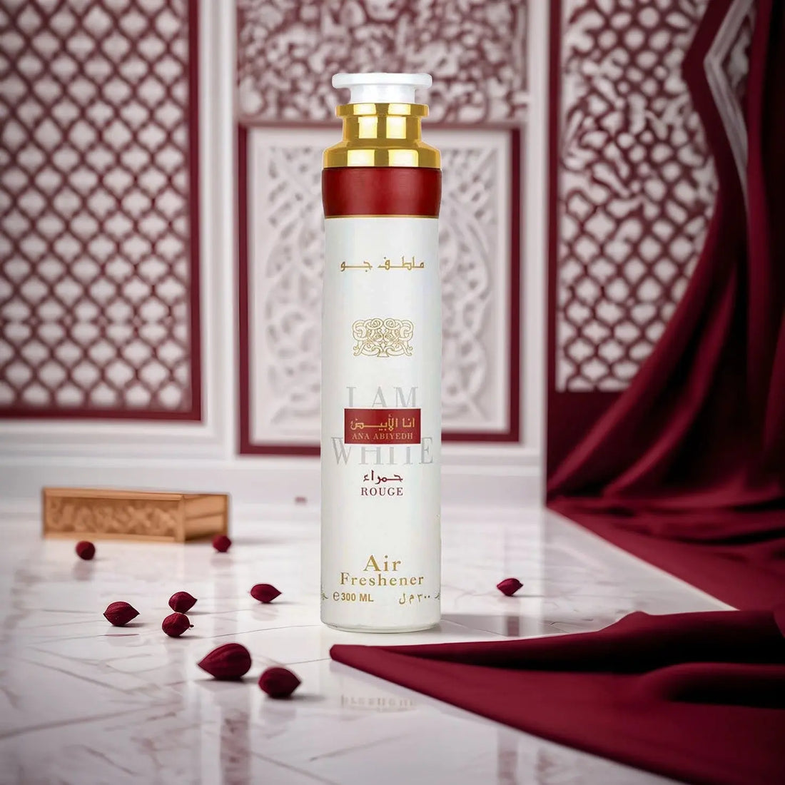 Lattafa Ana Abiyedh Rouge Spray Ambiente 300 Ml - Profumazione Lussuosa Per Casa E Ufficio