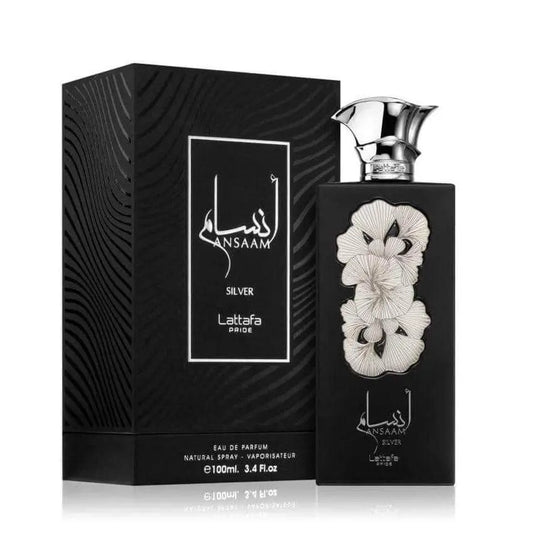 Ansaam Silver Perfume 100ml EDP Lattafa Pride-Emirates Oud