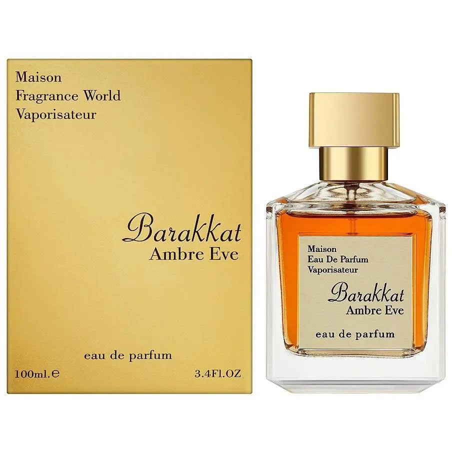 Parfum Barakkat Amber Night - Fragrance World - Extrait 100 Ml - Oud Et Ambre