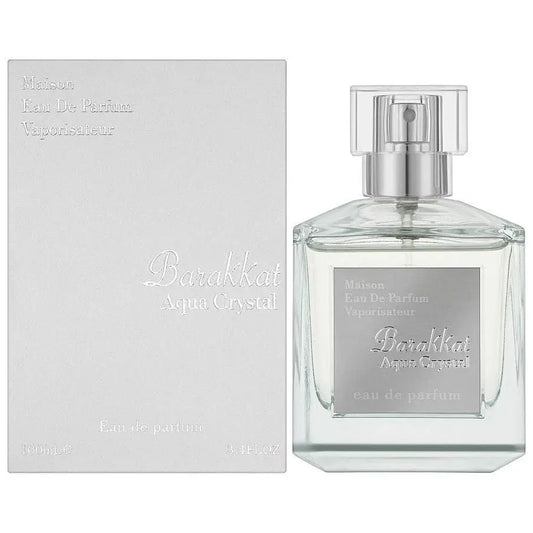 Barakkat Aqua Crystal Perfume 100ml EDP Fragrance World-Emirates Oud