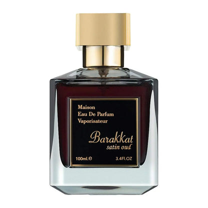 Barakkat Satin Oud Perfume 100ml EDP Fragrance World-Emirates Oud