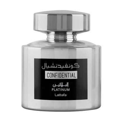 Confidential Platinum Perfume 100ml EDP Lattafa-Emirates Oud