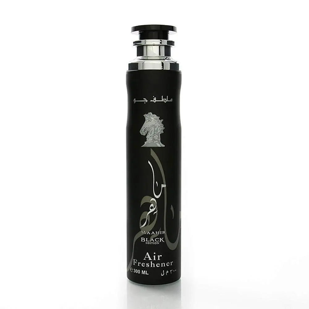 Maahir Black Air Freshener 300ml Lattafa-Emirates Oud