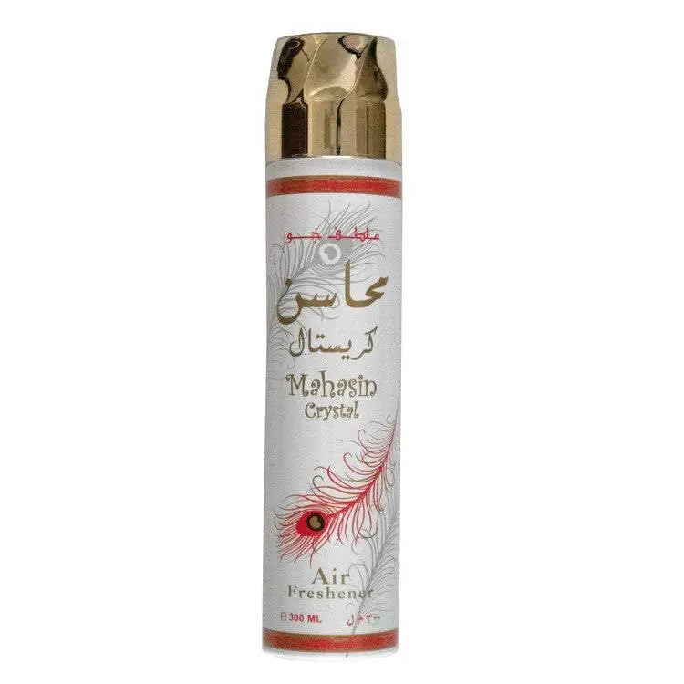 Mahasin Crystal Air Freshener 300ml Lattafa-Emirates Oud