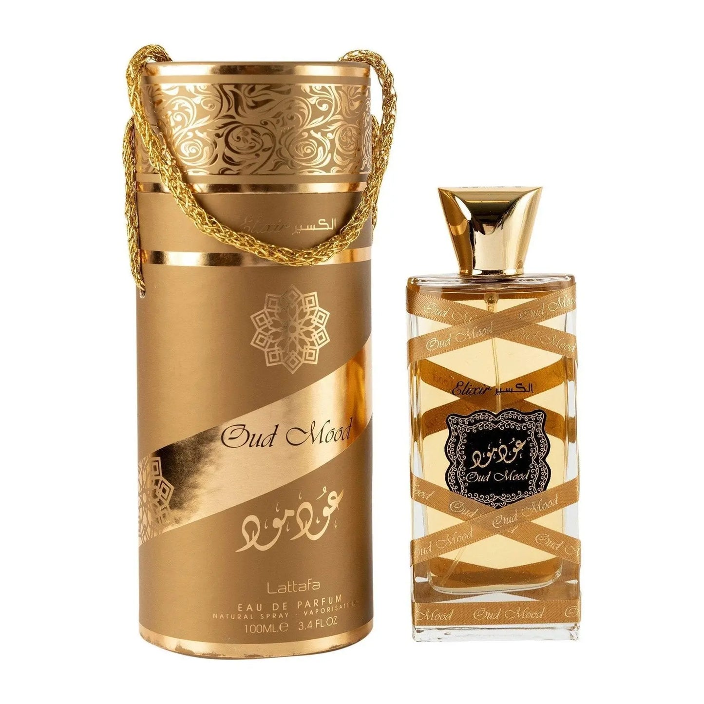 Oud Mood Elixir Perfume 100ml EDP Lattafa-Emirates Oud