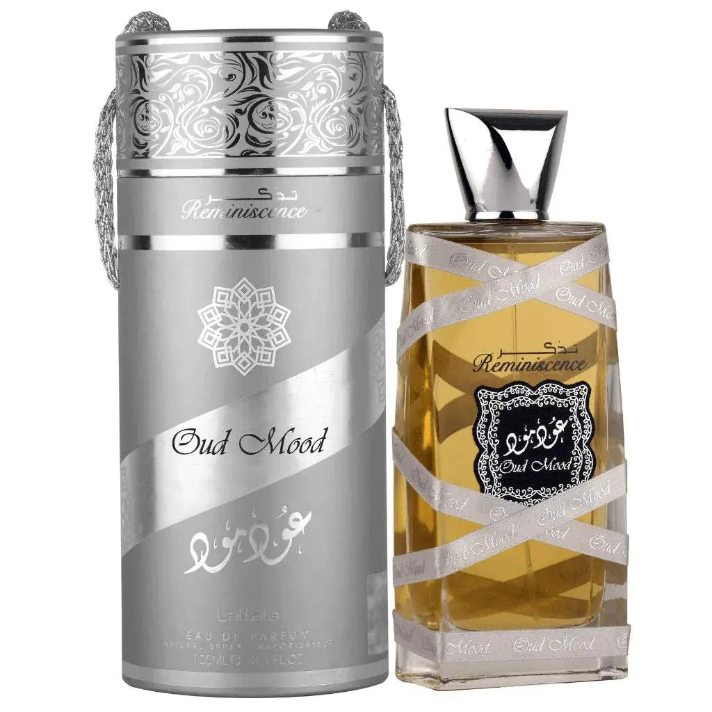 Oud Mood Reminiscence Silver Perfume 100ml EDP Lattafa-Emirates Oud