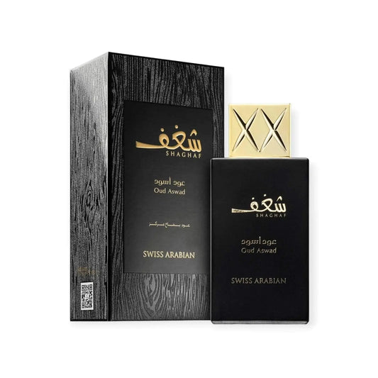 Shagaf Oud Aswad Perfume 75ml EDP Swiss Arabian-Emirates Oud